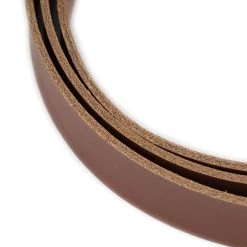 Brown Belt Strap Without Buckle 2.5 Cm – Real Leather -Belt Shop brown belt strap without buckle 2.5 cm real leather 5