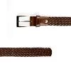 Brown Braided Belt For Men – Genuine Leather 3.5 Cm