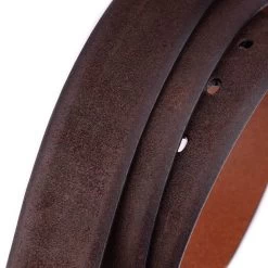 Brown Nubuck Replacement Belt Strap Crazy Horse -Belt Shop brown nubuck replacement belt strap crazy horse 4