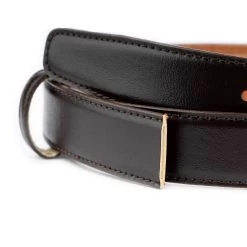Brown Replacement Leather Belt Strap For Buckle 1 1/8 Inch