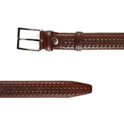 Brown Suit Belt – Mens Real Leather
