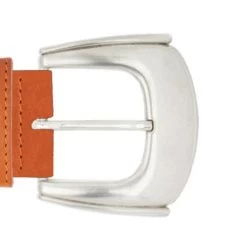 Brown Tan Casual Womens Belt With Buckle