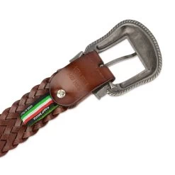 Brown Western Mens Woven Belt | Silver Buckle 11 Brown Western Mens Woven Belt | Silver Buckle -Belt Shop brown western mens woven belt silver buckle 28 44 usd75 4