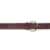 Burgundy Leather Belt With Gold Circle Buckle 2 Burgundy Leather Belt With Gold Circle Buckle -Belt Shop burgundy leather belt with gold circle buckle 75usd 2