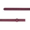 Burgundy Soft Leather Belt Strap Replacement 1 Inch -Belt Shop burgundy soft leather belt strap replacement 1 inch 2