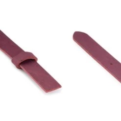 Burgundy Soft Leather Belt Strap Replacement 1 Inch -Belt Shop burgundy soft leather belt strap replacement 1 inch 3