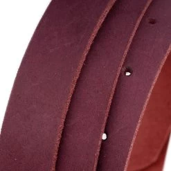 Burgundy Soft Leather Belt Strap Replacement 1 Inch -Belt Shop burgundy soft leather belt strap replacement 1 inch 6