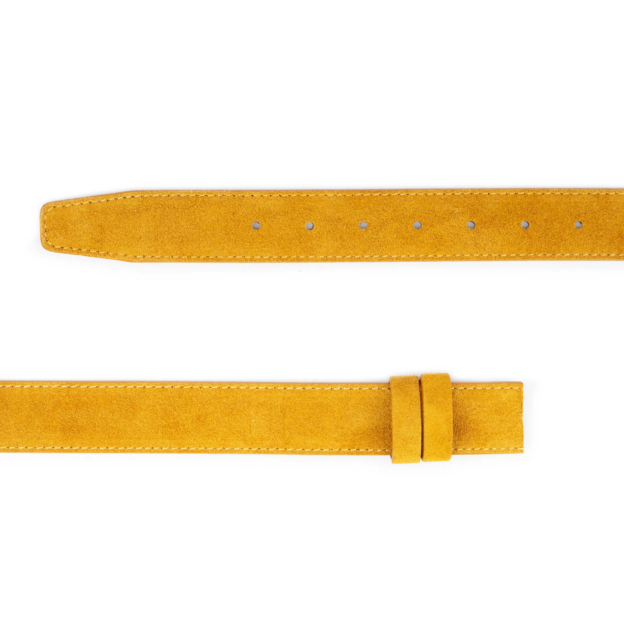 Camel Color Suede Leather Strap Replacement 3.5 Cm 4 Camel Color Suede Leather Strap Replacement 3.5 Cm - Image 2