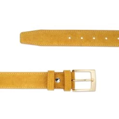 Camel Suede Belt With Gold Buckle 35 Mm 9 Camel Suede Belt With Gold Buckle 35 Mm -Belt Shop camel suede belt with gold buckle 35 mm 75usd 3