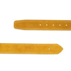 Camel Suede Leather Belt Strap For Buckle 40 Mm