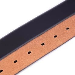 Classic Black Leather Belt Strap For Designer Buckles 1-3-8 Inch -Belt Shop classic black leather belt strap for designer buckles 1 3 8 inch 6