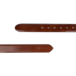 Cognac Brown Replacement Leather Strap No Buckle