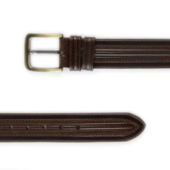 Cognac Leather Belt Mens – For Jeans