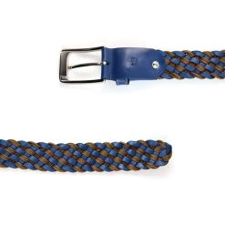 Colorful Summer Belt – Woven Blue Brown -Belt Shop colorful summer belt woven blue brown 351019 2