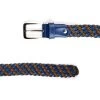 Colorful Summer Belt – Woven Blue Brown -Belt Shop colorful summer belt woven blue brown 351019 3