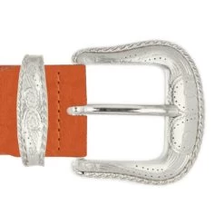 Cowboy Belt With Buckle – Veg Tan Leather