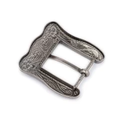 Cowgirl Buckle For Leather Belt – Square Silver 1 1/8 Inch -Belt Shop cowgirl buckle for leather belt square silver 1 1 8 inch 4