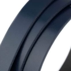 Dark Blue Leather Replacement Belt Strap For Buckles 20 Mm -Belt Shop dark blue leather replacement belt strap for buckles 20 mm 5