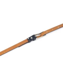 Dark Blue Skinny Belt For Dresses -Belt Shop dark blue skinny belt for dresses 4