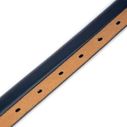 Dark Blue Skinny Belt Strap Replacement No Buckle
