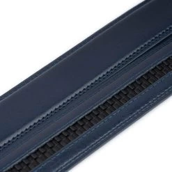 Dark Blue Vegan Leather Strap Belt Replacement