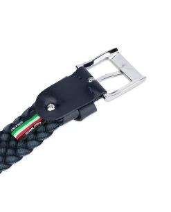 Dark Blue Woven Mens Belt 8 Dark Blue Woven Mens Belt -Belt Shop dark blue woven mens belt 19usd 1