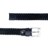 Dark Blue Woven Mens Belt -Belt Shop dark blue woven mens belt 19usd 2