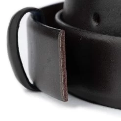 Dark Brown Belt Strap Replacement – High Quality Leather