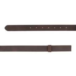 Dark Brown Coffee Belt Strap For Buckle 2.5 Cm Leather