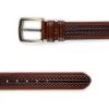 Dark Brown Leather Belt For Jeans – Golden Buckle -Belt Shop dark brown leather belt for jeans 351085 3