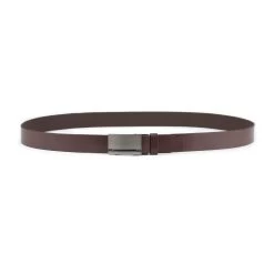 Dark Brown Mens Belt With No Holes – Slide Buckle -Belt Shop dark brown mens belt with no holes slide buckle 12