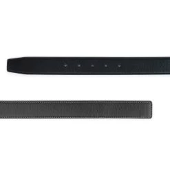 Dark Brown Vegan Belt Strap For Buckles Reversible 38 Mm