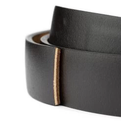 Dark Brown Vegan Mens Click Belt Strap Replacement