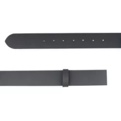 Dark Gray Adjustable Buckle Strap Leather Replacement 4.0 Cm