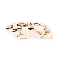 Double Circle Gold Ratchet Buckle -Belt Shop double circle gold ratchet buckle 3