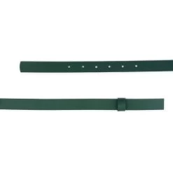 Forest Green Leather Strap For Belt Replacement 20 Mm -Belt Shop forest green leather strap for belt replacement 20 mm 3