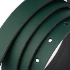 Forest Green Leather Strap For Belt Replacement 20 Mm -Belt Shop forest green leather strap for belt replacement 20 mm 5