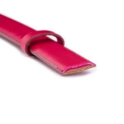 Fuchsia Leather Belt Strap Replacement For Buckles 2.0 Cm -Belt Shop fuchsia leather belt strap replacement for buckles 2.0 cm 4