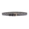 Gold Studded Belt With Golden Buckle – Black Leather -Belt Shop gold studded belt with golden buckle black leather 2