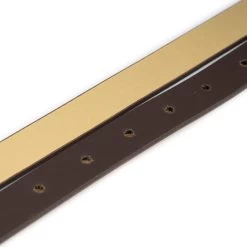 Gold Womens Belt Strap Replacement For Buckles – Leather 20 Mm -Belt Shop gold womens belt strap replacement for buckles leather 20 mm 4