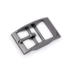 Gray Center Bar Buckle For Belts 25 Mm