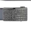 Gray Mens Belt Without Holes With Unique Buckle -Belt Shop gray mens belt without holes with unique buckle copy