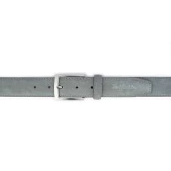 Gray Suede Belt For Men -Belt Shop gray suede belt for men 4