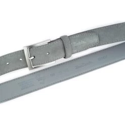 Gray Suede Belt For Men -Belt Shop gray suede belt for men 7