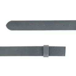 Gray Suede Leather Belt Strap Replacement – Soft Leather