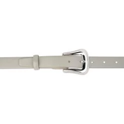 Gray Womens Western Belt With Buckle Hypoallergenic