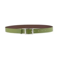Green Khaki Womens Leather Belt For Dresses 1 1/2 Inch Wide -Belt Shop green khaki womens leather belt for dresses 1 1 2 inch wide 7