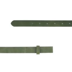 Green Leather Belt Strap Replacement For 1 Inch Buckles
