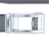 Grey Mens Automatic Belt With Silver Buckle -Belt Shop grey mens automatic belt with silver buckle copy