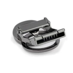 Gunmetal Gray Double Circle Slide Belt Buckle 9 Gunmetal Gray Double Circle Slide Belt Buckle -Belt Shop gunmetal gray double circle slide belt buckle 5